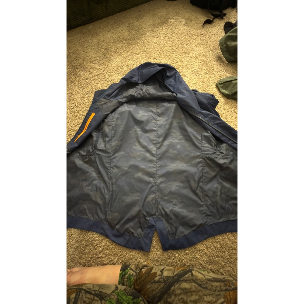 Lululemon Stanley Parka Deep Navy Waterproof Lightweight Jacket Gorpcore jj17 - Picture 9 of 16